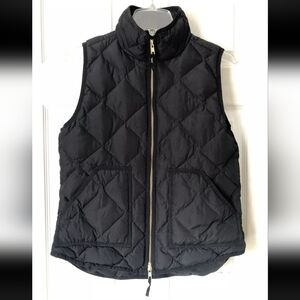 J.Crew Black Quilted Insulated Slim Puffer Vest